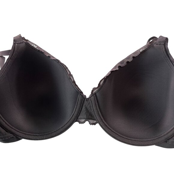 Natori Hidden Glamour Contour Underwire Bra in Gun Metal Size 32DD NEW! - Picture 3 of 9